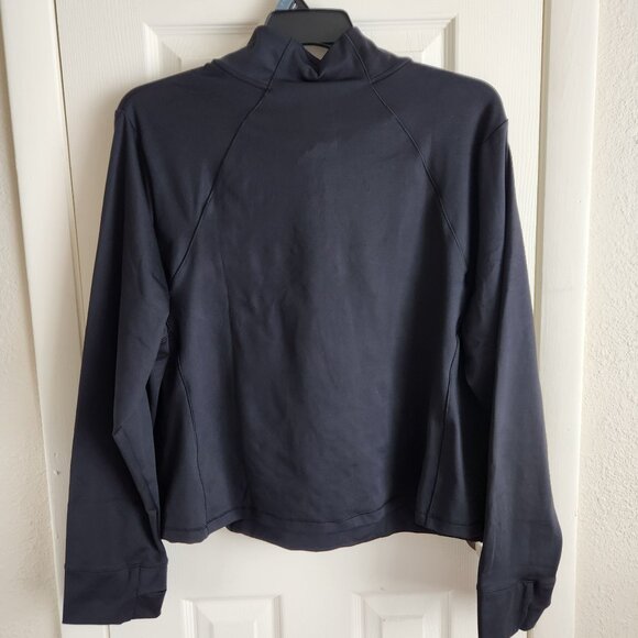 All In Motion Womens Jacket 1/2 Zip Pullover Long Sleeve Top 4X Black NWT - Picture 8 of 11